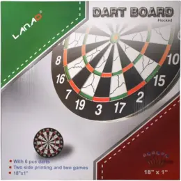 Flocked Pro Dart Board Gift Box
